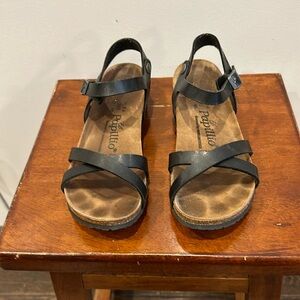 Papillon by BIrkenstock Black Sandals size 38